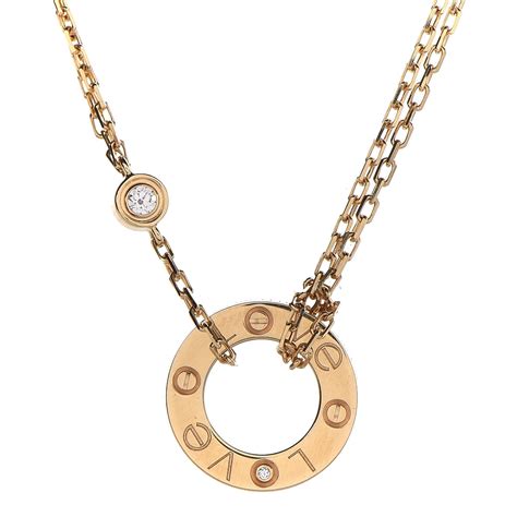 cartier au750 necklace|cartier necklace yellow gold.